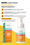 Suya Dayanıklı Leke Karşıtı Güneş Kremi Spf 50+ - Bialife
