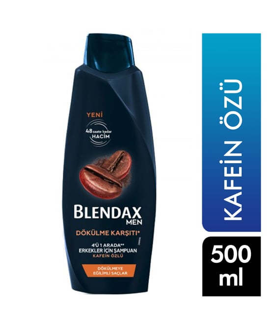 Blendax Şampuan 500 ml Erkeklere Özel Kafein Özlü