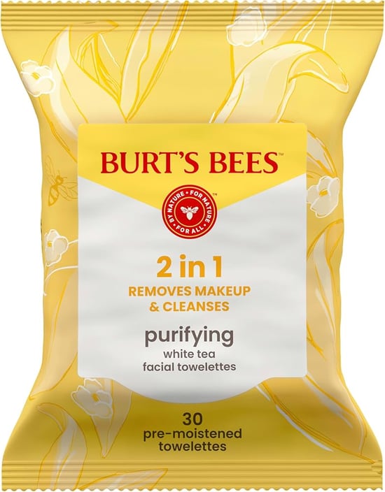 Burt's Bees Beyaz Çaylı Yüz Temizleme Mendili