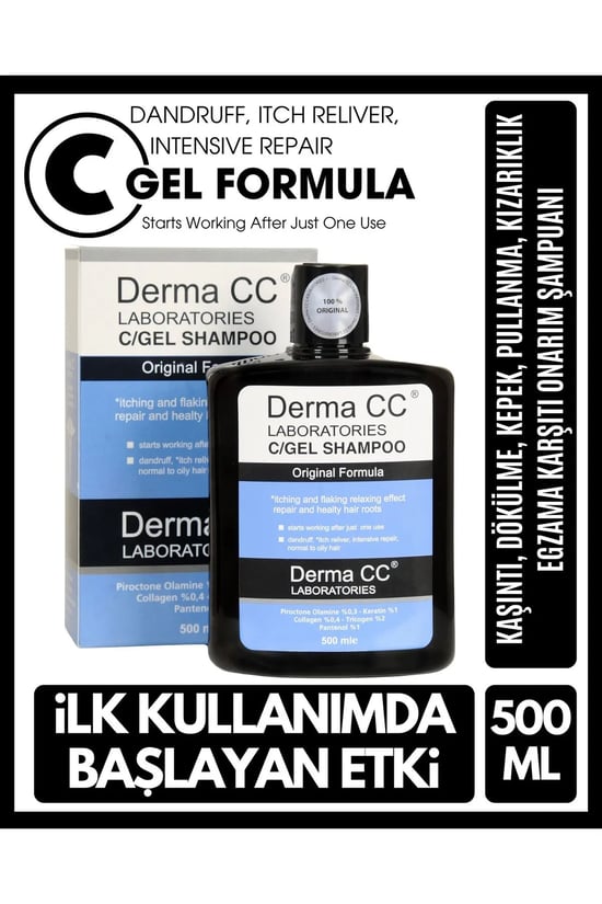 Derma CC LABORATORIES Saç Dökülmesi-kepek-kaşıntı Karşıtı Şampuanı 500ml