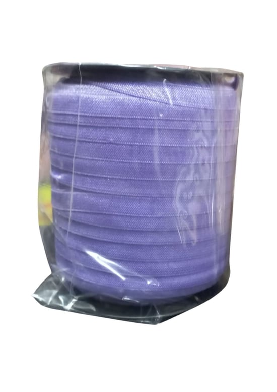 Çamaşır Lastiği Düz 1 Cm 1 Metre Lila