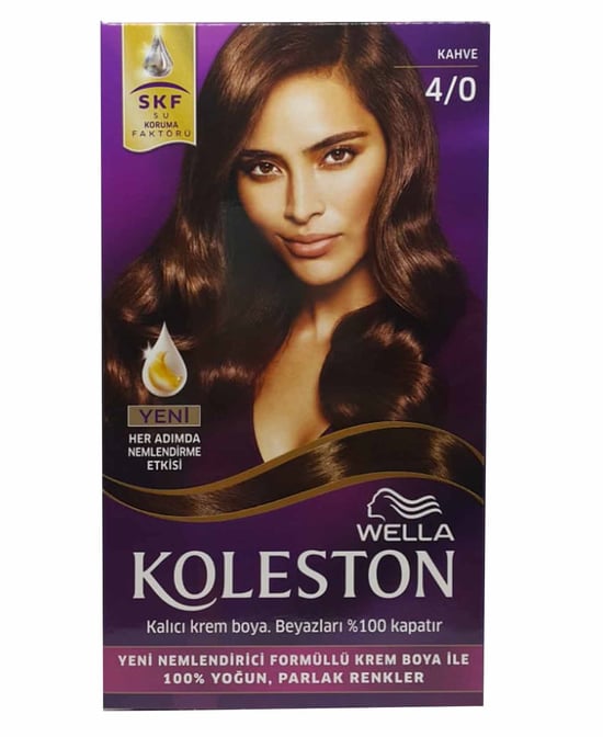 Koleston Kit Saç Boyası Kahve 4 0