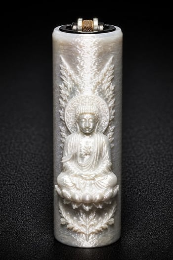Buddha Figürlü Çakmak Kılıfı Kasai