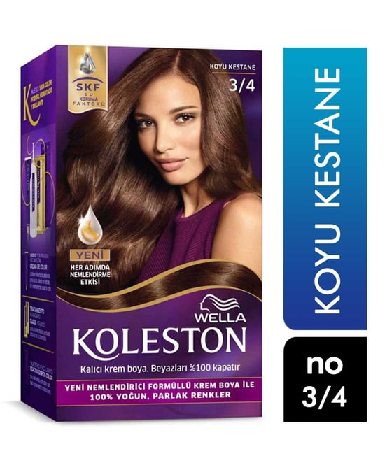 Koleston Saç Boyası No:3.4 Koyu Kestane