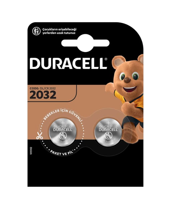 Duracell Düğme Pil 2032 2'li 3 Volt Iris 2.0