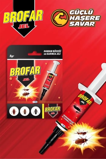 Brofar Jel Hamam Böceği Karınca Böcek Jeli 5 Gr