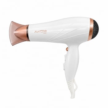 Awox Gleao ( Beyaz ) Saç Kurutma & Fön Makinesi ( Soğuk Üfleme ) ( 2 Kademe Fan & 3 Kademe Sıcaklık ) ( 1700-2000w )