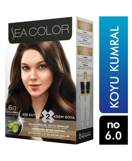 Sea Color Saç Boyası 6.0 Koyu Kumral