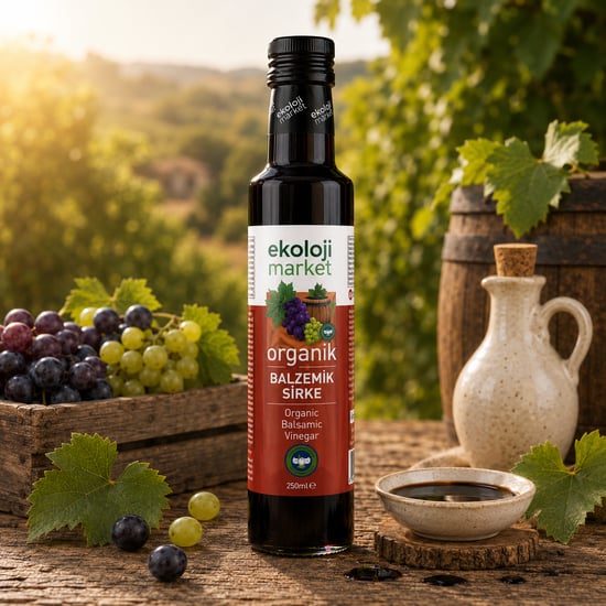 Organik Doğal Fermentasyon Balzamik Sirke 250 Ml