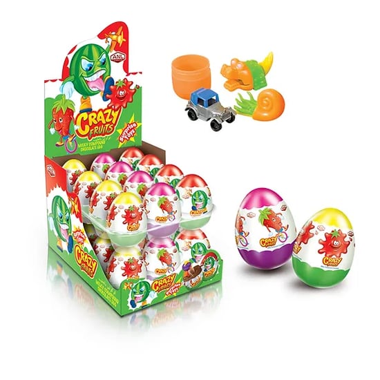 Anl Crazy Fruits 25 Gr Sütlü ve Oyuncaklı Sürpiz Yumurta