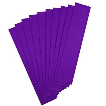 Mor Renk Krapon Kağıdı 10lu Paket 50cm X 2 Metre