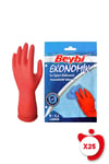 Beybi Ekonomik Ev İşleri ve Bulaşık Eldiveni 9-9,5 Beden Kırmızı