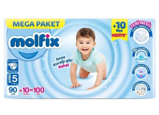 Molfıx Mega Paket 5 Beden 100 Adet ( 3'lü Paket )