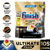 Finish Ultimate Plus 105 Kapsül Infinity Shine Bulaşık Makinesi Deterjanı Tableti