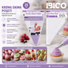 İ22-152 ( Naylon ) ( 25cm ) ( 50pcs ) ( Krema Sıkma ) ( Poşeti ) Torbası