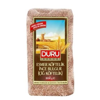 Duru 1kg Esmer Cıgkoftelık Bulgur