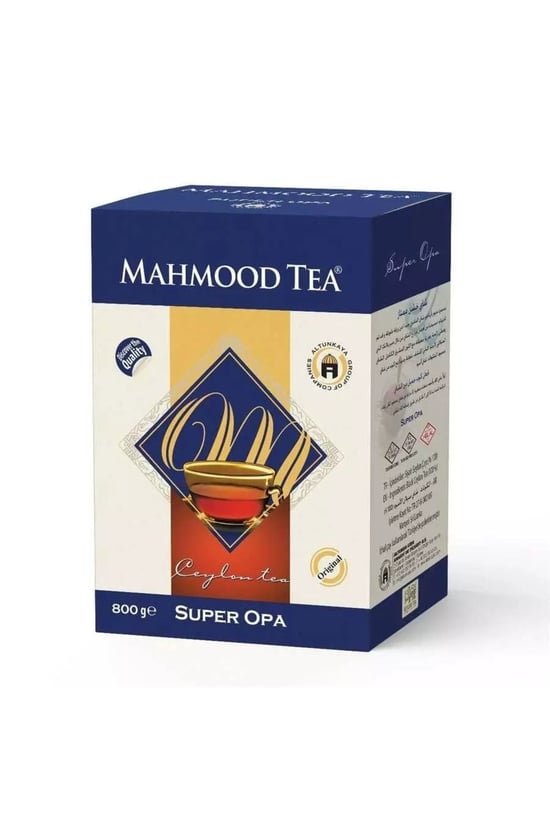 Mahmood Tea Super Opa İthal Seylan Sri Lanka Ceylon Dökme Çayı 800 G