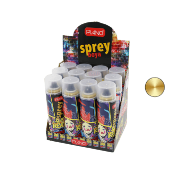 Steel ( Altın ) Sprey Boya ( 200ml ) ( Taşıt & İş Makineleri & Beyaz Eşya & Metal & Ahşap Yüzeylere Uygun )