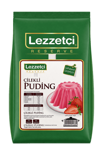 Lezzetçi Puding Çilekli 3000g