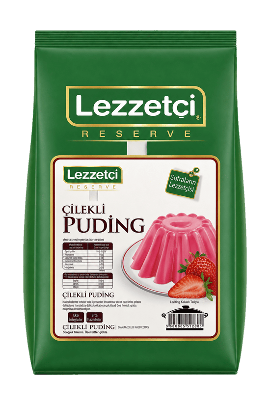 Lezzetçi Puding Çilekli 3000g