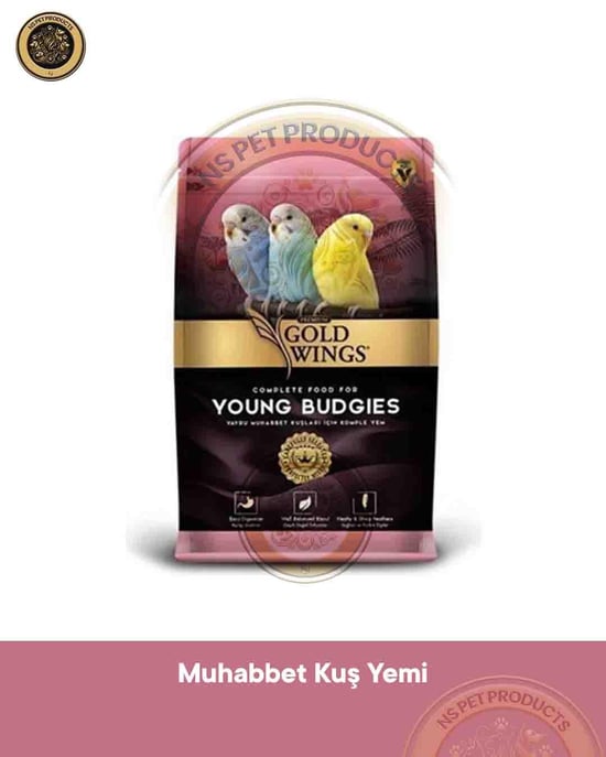 Gold Wings Premium Yavru Muhabbet Yemi 1 kg
