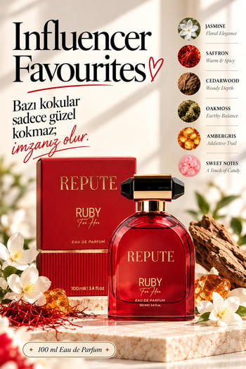 Repute Ruby For Her Kadın Parfümü 100 Ml Edp