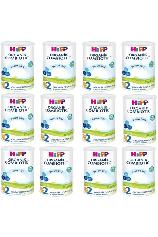 Hipp 2 Organik Combiotic Devam Sütü 350 Gr X 12 Adet