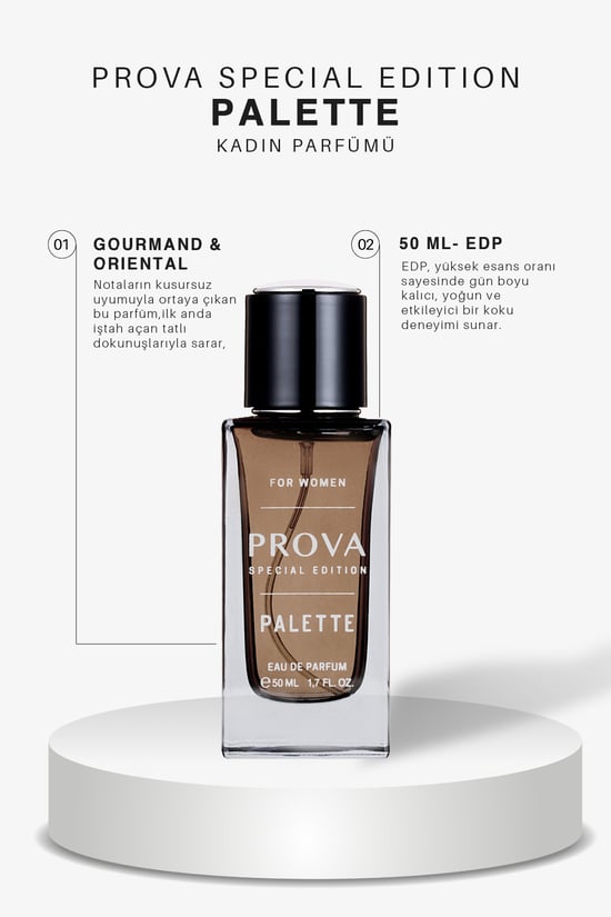 Prova Specıal Edition Palette 50 Ml Oryantal Koku Edp Kadın Parfümü