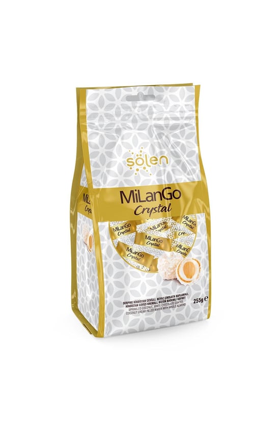 Şölen Milango Crystal Hindistan Cevizli Bademli Çikolata 255 Gr