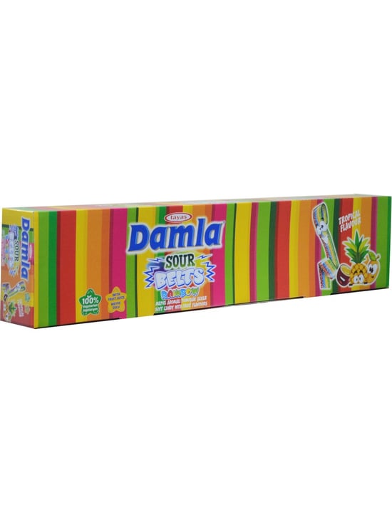 Tayaş Damla Meyve Aromalı Yumuşak Metre Şeker 15 Gr 72'li