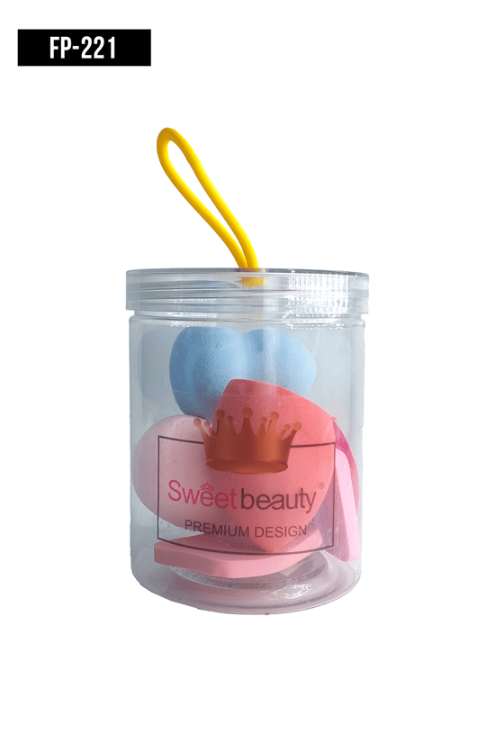 İthal Aksesuar Renkli 8'Li Makyaj Süngeri