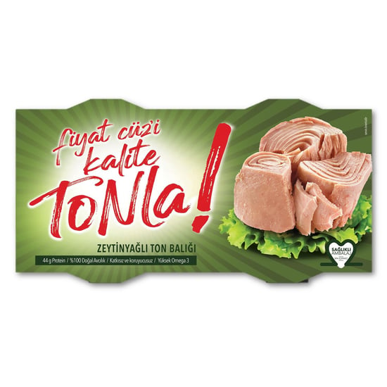 Tonla Zeytin Yağlı 2x140gr