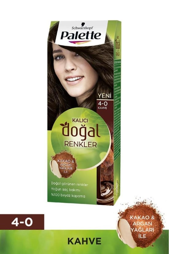 Palette Saç Boyası Natural 4-0 Amber Kahve