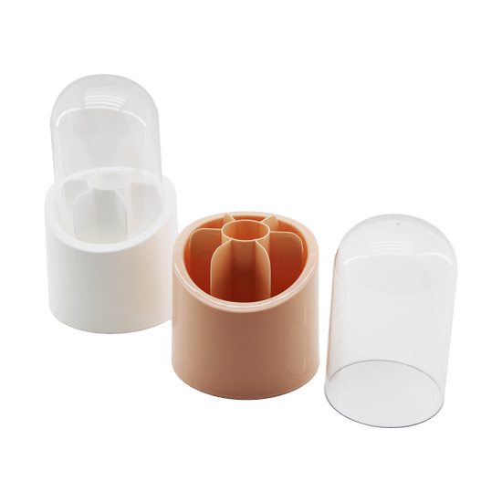 Pamir Pmr-500 Elis ( 7 Bölmeli ) Kapsül Organizer ( Plastik Hazne & Kristal Mika Fanus Kapak)