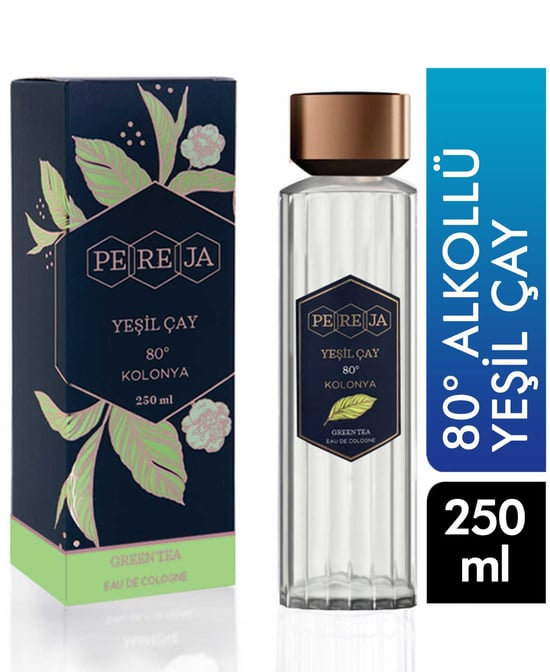 Pereja 80° Alkollü Kolonya 250 ml Yeşil Çay