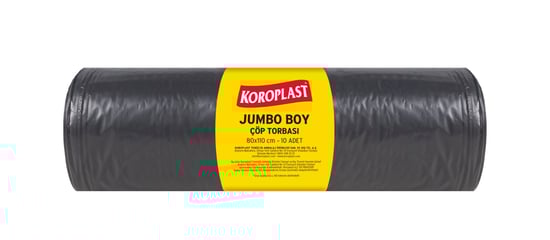 Koroplast Ofis İşyeri için Jumbo Boy Çöp Torbası 80*110cm 10'lu
