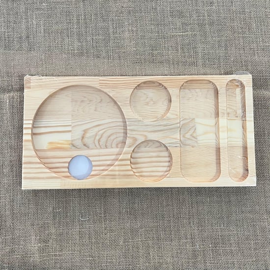 Private 2 Adet Doğal Masif Ahşap Otel Servis Karşılama Sunum İkram Tepsisi