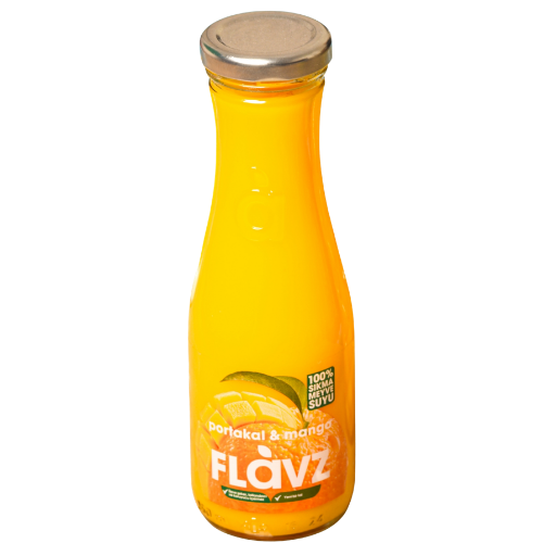 Flavz Sıkma Portakal & Mango Suyu 640 Ml