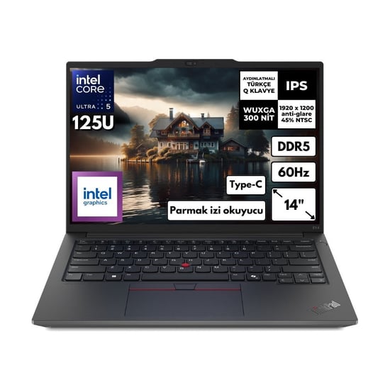 Lenovo Thinkpad E14 G6 Ultra 5-125U 16-GB DDR5 1 Tb SSD Intel Graphics 14" Wuxga Freedos Notebook 21