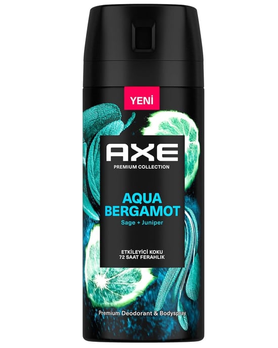 Axe Premium Collection Erkek Sprey Deodorant Aqua Bergamot 150 Ml