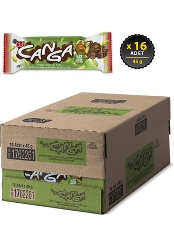 Eti Canga Antep Fıstıklı 45 G X 16 Adet
