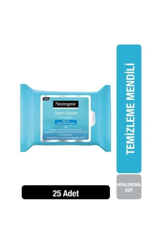 Neutrogena Hydro Boost Makyaj Temizleme Mendili 25'li