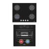 Simfer 11 Fonksiyon Steam Master Siyah 2'li Ankastre Set (fırın + Ocak)
