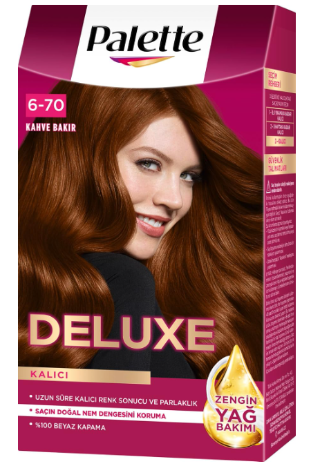 Palette Deluxe 6-70 Kahve Bakır *6