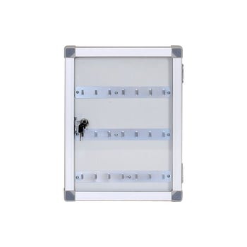 Alüminyum Çerçeveli Kapaklı 20'li Anahtarlık - (30x40cm)