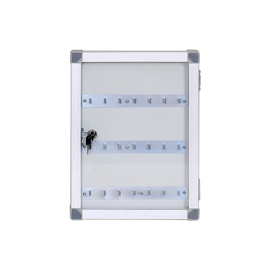 Alüminyum Çerçeveli Kapaklı 20'li Anahtarlık - (30x40cm)