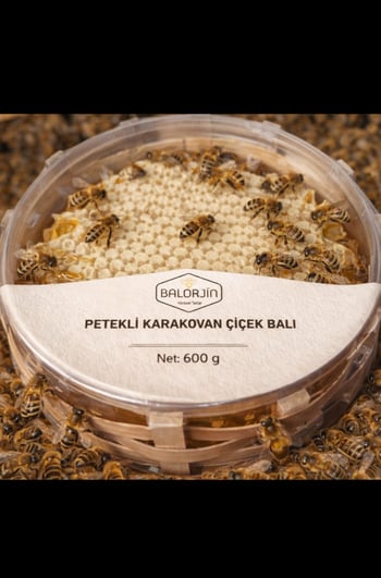 Balorjin Sepet Karakovan Petekli Çiçek Balı-doğal Bal