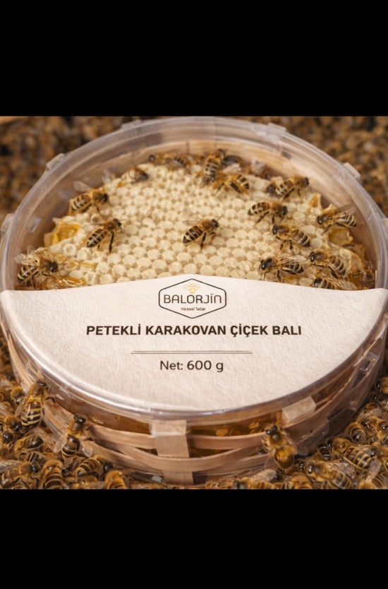 Balorjin Sepet Karakovan Petekli Çiçek Balı-doğal Bal