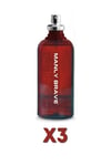 Manly Brave Edc 125 Ml Erkek Parfüm 3 Adet