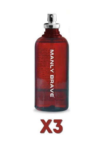 Manly Brave Edc 125 Ml Erkek Parfüm 3 Adet